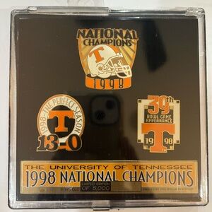 1998 University of Tennessee National Champions Pin Collection